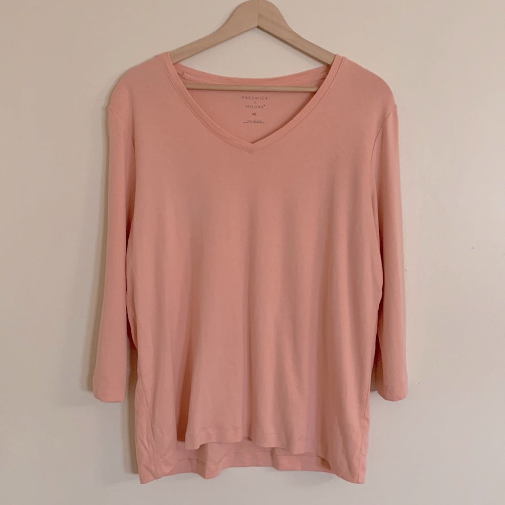 Preswick & Moore Quarter Sleeve Top